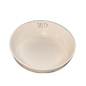 RAE DUNN Artisan Collections By Magenta Ceramic ‘Tasty’ Deep Pasta Bowl